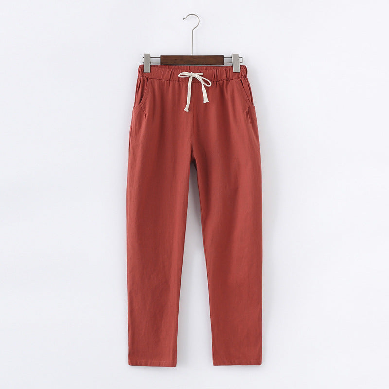 Women's cropped pants women harem pants