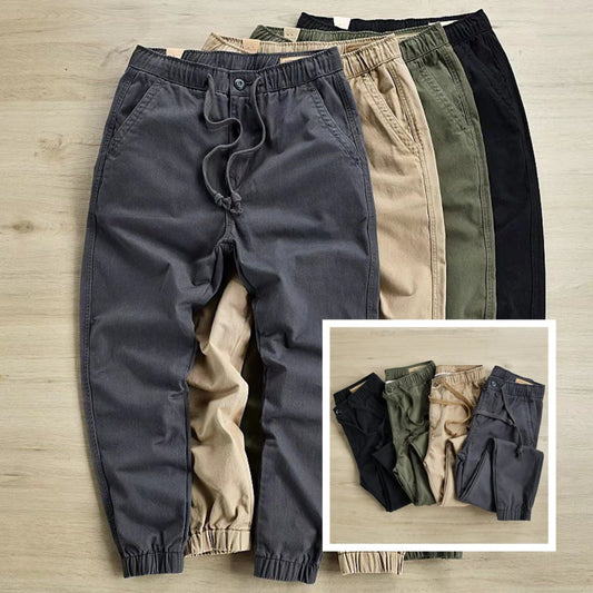 Versatile Workwear Pants Wear-resistant Work Solid Color Fashion Solid Color Work Casual Men's Cargo Pants